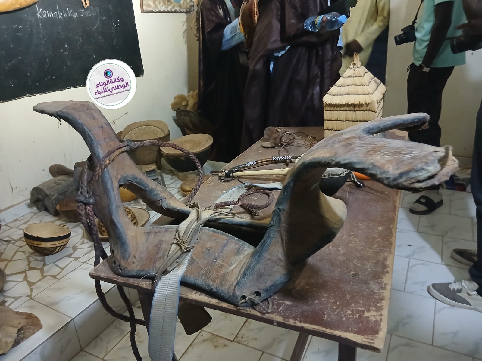 بعض القطع المعروضة داخل المتحف 